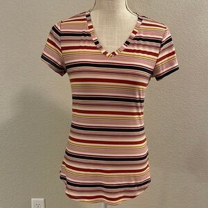 No Boundaries Striped Shirt Sleeve Shirt Size Small 3-5